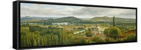 Panoramic View of the Ile-De-France, C. 1830-Théodore Rousseau-Framed Stretched Canvas