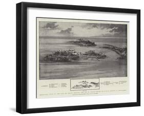 Panoramic View of the Iles Du Salut-null-Framed Giclee Print