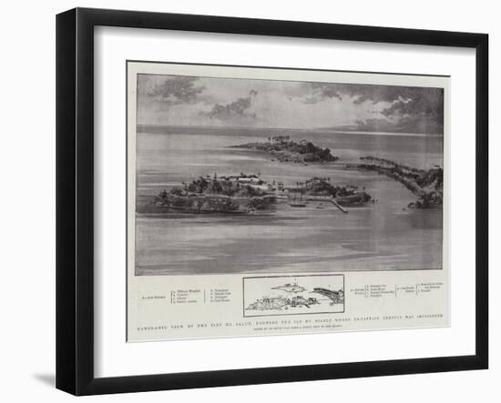 Panoramic View of the Iles Du Salut-null-Framed Giclee Print