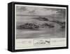 Panoramic View of the Iles Du Salut-null-Framed Stretched Canvas