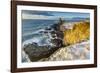 Panoramic view of the Londrangar sea stacks,Snaefellsness peninsula,western Iceland,Europe.-ClickAlps-Framed Photographic Print