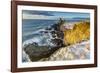 Panoramic view of the Londrangar sea stacks,Snaefellsness peninsula,western Iceland,Europe.-ClickAlps-Framed Photographic Print