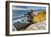 Panoramic view of the Londrangar sea stacks,Snaefellsness peninsula,western Iceland,Europe.-ClickAlps-Framed Photographic Print