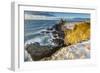 Panoramic view of the Londrangar sea stacks,Snaefellsness peninsula,western Iceland,Europe.-ClickAlps-Framed Photographic Print