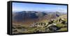 Panoramic view of the Northern Mountains from the top of Goatfell, Isle of Arran, North Ayrshire, S-Gary Cook-Framed Stretched Canvas