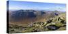 Panoramic view of the Northern Mountains from the top of Goatfell, Isle of Arran, North Ayrshire, S-Gary Cook-Stretched Canvas