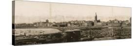 Panoramic View of the Port of Chicago-null-Stretched Canvas