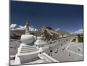 Panoramic View of the Potala Palace, Unesco World Heritage Site, Lhasa, Tibet, China-Don Smith-Mounted Photographic Print