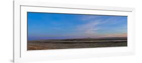 Panoramic View of the Rising Harvest Moon and Setting Sun, Alberta, Canada-null-Framed Photographic Print