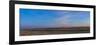 Panoramic View of the Rising Harvest Moon and Setting Sun, Alberta, Canada-null-Framed Photographic Print