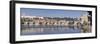 Panoramic View of the River Vltava with Charles Bridge and Castle District with Royal Palace-Markus Lange-Framed Photographic Print