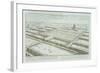 Panoramic View of the Royal Palace and Hanging Gardens of Babylon-Johann Bernhard Fischer Von Erlach-Framed Giclee Print