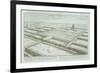 Panoramic View of the Royal Palace and Hanging Gardens of Babylon-Johann Bernhard Fischer Von Erlach-Framed Giclee Print