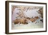 Panoramic View of the Sea of Azof Showing the Allied Position, from Government Charts and Plans-Augustus Butler-Framed Giclee Print