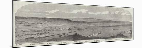 Panoramic View of the Town and Fortifications of Schumla-null-Mounted Giclee Print