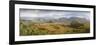 Panoramic View of the Vinales Valley Showing Limestone Hills known as Mogotes, Vinales-Lee Frost-Framed Photographic Print