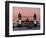 Panoramic view of Tower Bridge framing St. Paul's Cathedral, London, England-Charles Bowman-Framed Photographic Print