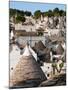 Panoramic view of trulli houses, UNESCO World Heritage Site, Alberobello, Puglia region, Italy-Karen Deakin-Mounted Photographic Print
