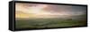 Panoramic View of Val d'Orcia at Dawn, in Spring, Near San Quirico d'Orcia, Tuscany, Italy, Europe-Lee Frost-Framed Stretched Canvas