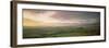 Panoramic View of Val d'Orcia at Dawn, in Spring, Near San Quirico d'Orcia, Tuscany, Italy, Europe-Lee Frost-Framed Photographic Print