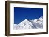 Panoramic View on Snowy Winter Mountains and Clear Blue Sky in Sun Day-BSANI-Framed Photographic Print