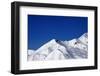 Panoramic View on Snowy Winter Mountains and Clear Blue Sky in Sun Day-BSANI-Framed Photographic Print