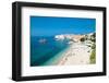 Panoramic View on the Beautiful Beach in Dubrovnik, Croatia-Aleksandar Todorovic-Framed Photographic Print