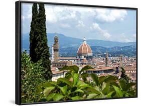 Panoramic View Out over Florence from the Bardini Garden, the Bardini Garden, Florence-Nico Tondini-Framed Photographic Print