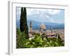 Panoramic View Out over Florence from the Bardini Garden, the Bardini Garden, Florence-Nico Tondini-Framed Photographic Print