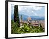 Panoramic View Out over Florence from the Bardini Garden, the Bardini Garden, Florence-Nico Tondini-Framed Photographic Print