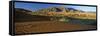 Panoramic View Over Dunes and Mountains, Namib Rand, Namib Naukluft Park, Namib Desert, Namibia-Lee Frost-Framed Stretched Canvas