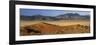 Panoramic View Over Orange Sand Dunes Towards Mountains, Namib Rand Private Game Reserve, Namibia-Lee Frost-Framed Photographic Print