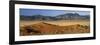 Panoramic View Over Orange Sand Dunes Towards Mountains, Namib Rand Private Game Reserve, Namibia-Lee Frost-Framed Photographic Print