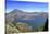 Panoramic View over the Lake Inside the Crater of Rinjani, Lombok, Indonesia-Mark Taylor-Stretched Canvas