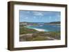 Panoramic View over the Little Wharton Beach on A Summer Day, One of the Most Beautiful Places in T-alfotokunst-Framed Photographic Print