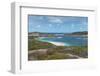 Panoramic View over the Little Wharton Beach on A Summer Day, One of the Most Beautiful Places in T-alfotokunst-Framed Photographic Print