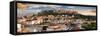 Panoramic View over the Old Town of Athens and the Parthenon Temple of the Acropolis during Sunset-null-Framed Stretched Canvas