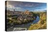 Panoramic View over Toledo and Tagus River, Castile La Mancha, Spain-Stefano Politi Markovina-Stretched Canvas