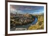 Panoramic View over Toledo and Tagus River, Castile La Mancha, Spain-Stefano Politi Markovina-Framed Photographic Print