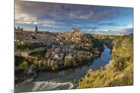 Panoramic View over Toledo and Tagus River, Castile La Mancha, Spain-Stefano Politi Markovina-Mounted Photographic Print