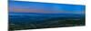 Panoramic View Overlooking Anchorage Alaska at sunrise-null-Mounted Photographic Print