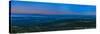Panoramic View Overlooking Anchorage Alaska at sunrise-null-Stretched Canvas