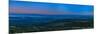 Panoramic View Overlooking Anchorage Alaska at sunrise-null-Mounted Photographic Print