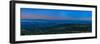 Panoramic View Overlooking Anchorage Alaska at sunrise-null-Framed Premium Photographic Print