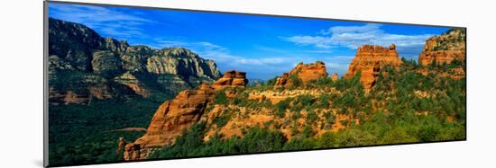 Panoramic View, Sedona, Arizona-null-Mounted Photographic Print