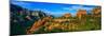 Panoramic View, Sedona, Arizona-null-Mounted Photographic Print