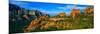 Panoramic View, Sedona, Arizona-null-Mounted Photographic Print