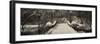 Panoramic View - Snowy Gapstow Bridge of Central Park, Manhattan in New York City-Philippe Hugonnard-Framed Photographic Print