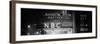 Panoramic View - the NBC Studios in the New York City in the Snow at Night-Philippe Hugonnard-Framed Photographic Print