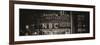 Panoramic View - the NBC Studios in the New York City in the Snow at Night-Philippe Hugonnard-Framed Photographic Print